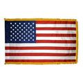 Annin Flagmakers 215 4 ft. X 6 ft. Presentation Signature U.S. Flag with Fringe