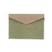 NUOLUX Envelope File Folder Expanding Document Organizer Holder Briefcases Durable Document Bag Paper File Folders 33 x 23CM (Army Green)