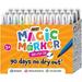 BIC Magic Marker Brush Tip Marker Assorted Ink Colors Kids Coloring 36-Count Bulk Pack of Markers for Kids