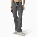 Dickies Women's Relaxed Fit Carpenter Pants - Hickory Stripe Size 26 (FPR51)