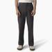 Dickies Men's Skateboarding Regular Fit Double Knee Pants - Charcoal W/ Gray Stitching Size 33 32 (WPSK96)