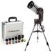 NexStar Evolution 8 Schmidt-Cassegrain Telescope with integrated WiFi - with Deluxe Accessory Kit (5 Celestron Plossl Eyepieces 1.25 Barlow Lens 1.25 Filter Set Accessory Carry Case