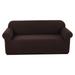 SDJMa 100% Waterproof Couch Cover Double Waterproof Sofa Cover Stretch Jacquard Sofa Slipcover Leakproof Furniture Protector for Kids Pets Dog and Cat (Sofa Brown)