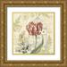 Gladding Pamela 20x20 Gold Ornate Wood Framed with Double Matting Museum Art Print Titled - Floral Nature Trail II