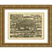 Unknown 14x11 Gold Ornate Wood Framed with Double Matting Museum Art Print Titled - Reading Pennsylvania -1881