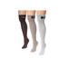 Women's Cuff Over The Knee Slippers Socks by MUK LUKS in Neutral (Size ONE)