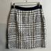 Kate Spade Skirts | Kate Spade Kylie Skirt ~ Blue White Tweed Boucle Size 6 (Orig $325) | Color: Blue/White | Size: 6