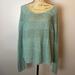 Free People Tops | Free People Knit Top Size Medium | Color: Green | Size: M