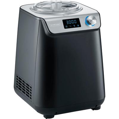 SEVERIN Eismaschine "EZ 7407", schwarz, B:28cm H:35,5cm T:25cm, Eismaschinen, inkl. automatischer keep-cooling-Funktion