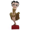 Middle-England Betty Boop Cool Breeze Gold Glitter Dress 29.5cm Collectable Figurine