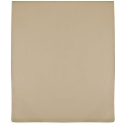 Spannbettlaken Jersey Taupe 180x200 cm Baumwolle Vidaxl