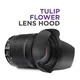 Pare-soleil universel en forme de fleur de tulipe 49-82MM pour Canon Sony Nikon appareil photo