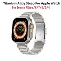 Bracelet de luxe en alliage de titane 44 45 49mm pour Iwatch Ultra Fashion pour Apple Watch