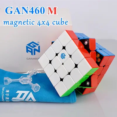 GAN-Cube Magique Magnétique de Vitesse Puzzle de 4x4x4 460 m 460 m 460