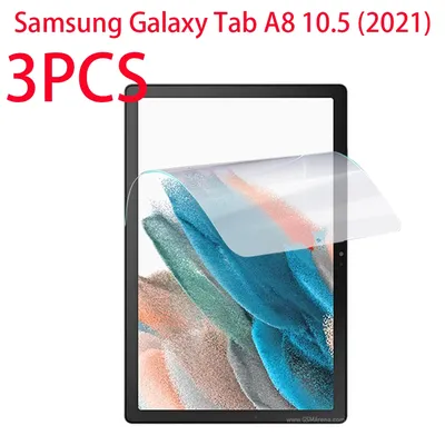 Protecteur d'écran en PET souple 3 pièces pour Samsung Galaxy Tab A8 10.5 (2021) SM-X200 SM-X205
