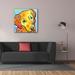 Winston Porter "The Goldenish Retriever" By Dean Russo, Giclee Canvas Wall Art, 37"X37" Canvas in Yellow | 37 H x 37 W x 1.5 D in | Wayfair