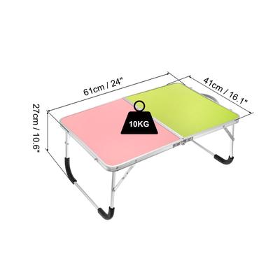 Foldable Laptop Table, Portable Lap Desk Picnic Bed Tables, Red Green - Red Green