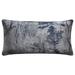 HiEnd Accents Pastoral Jacquard Metallic Design Lumbar Decorative Pillow, 14"x26"