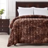 Chanasya Double Sided Oversized Faux Fur Wolf Throw Blanket