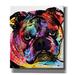 Winston Porter "Bulldog" By Dean Russo, Giclee Canvas Wall Art, 26"X30" Canvas in Black/Indigo/Pink | 30 H x 26 W x 1.5 D in | Wayfair