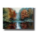 Millwood Pines Saco River by Esther Engelman - Wrapped Canvas Graphic Art Canvas, Solid Wood in Blue/Brown/Green | 18 H x 26 W x 0.75 D in | Wayfair