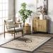 Black 72 x 48 x 0.08 in Area Rug - Union Rustic Colbie Tribal Machine Washable Area Rug Polyester | 72 H x 48 W x 0.08 D in | Wayfair