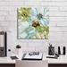 Red Barrel Studio® Seaglass Garden 1 by Unknown JD - Wrapped Canvas Print Canvas, Solid Wood in Blue/Green/White | 18 H x 18 W x 0.75 D in | Wayfair