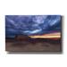 Latitude Run® Stormy Sky by Sebastien Lory - Wrapped Canvas Photograph Metal in Black/Blue/Orange | 26 H x 40 W x 1.5 D in | Wayfair