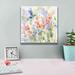 Red Barrel Studio® Hummingbird Meadow by Katrina Pete - Wrapped Canvas Painting Canvas in Green/Indigo/Red | 12 H x 12 W x 0.75 D in | Wayfair