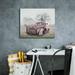 Gracie Oaks "Pink Flower Truck" By Lori Deiter Canvas in Gray/Green/Pink | 20 H x 24 W x 0.75 D in | Wayfair 929E6738211A4E8C83B1DB49D3D3E885