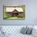 Gracie Oaks Old Hay by Lori Deiter - Wrapped Canvas Photograph Metal in Gray/Green/White | 40 H x 60 W x 1.5 D in | Wayfair