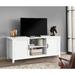 Millwood Pines Allardt TV Stand for TVs up to 60" Wood in White | 23.6 H x 57.9 W x 15.7 D in | Wayfair 1DE870BA45994E24BC8CD5B193FD058A