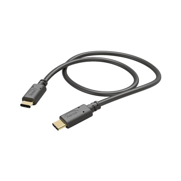 Hama Ladekabel USB-C auf USB-C 1 m schwarz schwarz Image