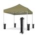 Eurmax Canopy 8 x 8 Tan Pop-up and Instant Outdoor Canopy
