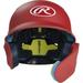 Rawlings MACH One-Tone Matte Helmet w/Adjustable Face Guard - Junior | Matte Scarlet | JR