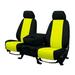 CalTrend Front Buckets NeoSupreme Seat Covers for 2002-2004 Nissan Altima - NS303-12NN Yellow Insert with Black Trim