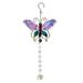 NUOLUX Crystal Hanging Prisms Lucky Glass Pendant Ornament Suncatchers Chandelier Pendants Rainbow Dragonflypendents Charm Car