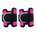 Alexsix 2pcs Ankle Weights Adjustable Leg Wrist Strap Running Boxing Braclets Straps Gym Accessory(Rose Red)