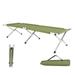 Gzxs Folding Camping Cot Outdoor Portable Camp Bed Sleeping Cots with Carry Bag Green