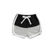 Suanret Toddler Baby Boy Shorts Color Block Cotton Sport Jogger Shorts Elastic Waist Casual Shorts with Pockets Black Gray 4-5 Years