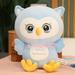 Sleeping Mate Toy Appease Doll Home Decor Soft Toy Children Gift Accompany Toy Kids Toy Stuffed Toy Owl Plush Doll Soft Pillow Owl Plush Toys BLUE 40CM