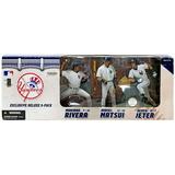 McFarlane MLB Sports Picks Exclusive Derek Jeter Hideki Matsui & Mariano Rivera Action Figure 3-Pack