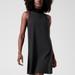 Athleta Dresses | Athleta Black Mesh Lined Initiative Swing Dress Xxs | Color: Black | Size: Xxs