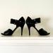 Nine West Shoes | Nine West Black Patent Leather Sandal. Size 7.5. | Color: Black | Size: 7.5