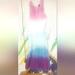 Jessica Simpson Dresses | Brand New Never Worn Jessica Simpson Small Mini Ombre Custom Tie Dye Dress | Color: Pink/White | Size: S