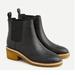 J. Crew Shoes | J.Crew Leather Chelsea Crepe Sole Boots - Sz8 | Color: Black | Size: 8