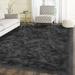 Latepis Fur Rug 6x9 Faux Sheepskin Rug for Living Room Fluffy Washable Rug for Bedroom Kid s Room Luxury Room Decor Dark Grey Rug for Bedroom Fluffy Rectangle