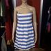 J. Crew Dresses | J. Crew Striped Strapless Summer Dress | Color: Blue/White | Size: 4