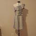 American Eagle Outfitters Dresses | American Eagle Outfitters, Off Shoulder Dress, Medium | Color: Blue/White | Size: M