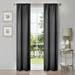 Superior Solid Blackout Curtain Set of 4 26 x 84 Grey